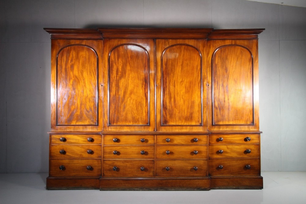 Fabulous Quality Large Georgian Antique Mahogany Bookcase
