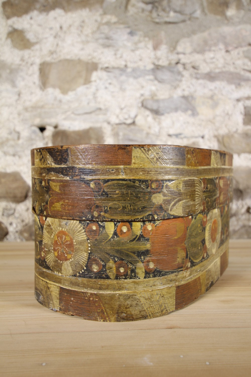 Museum Quality Large Norwegian Antique Brides Box View IX