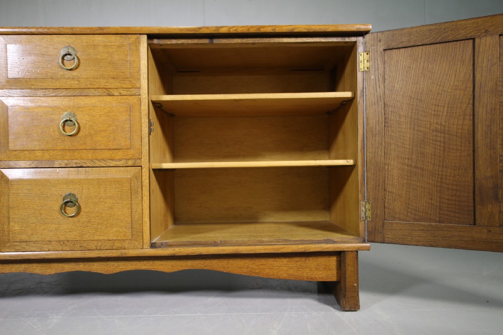 1930's Heals Oak Dresser Base View IV