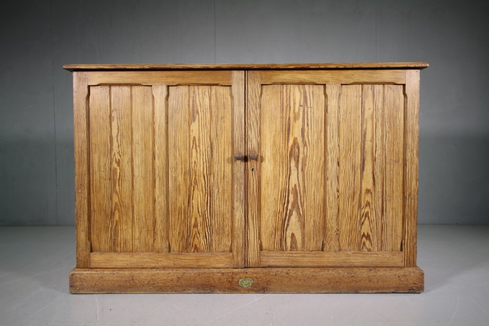 Yorkshire Triumph Works Antique Pine Cupboard