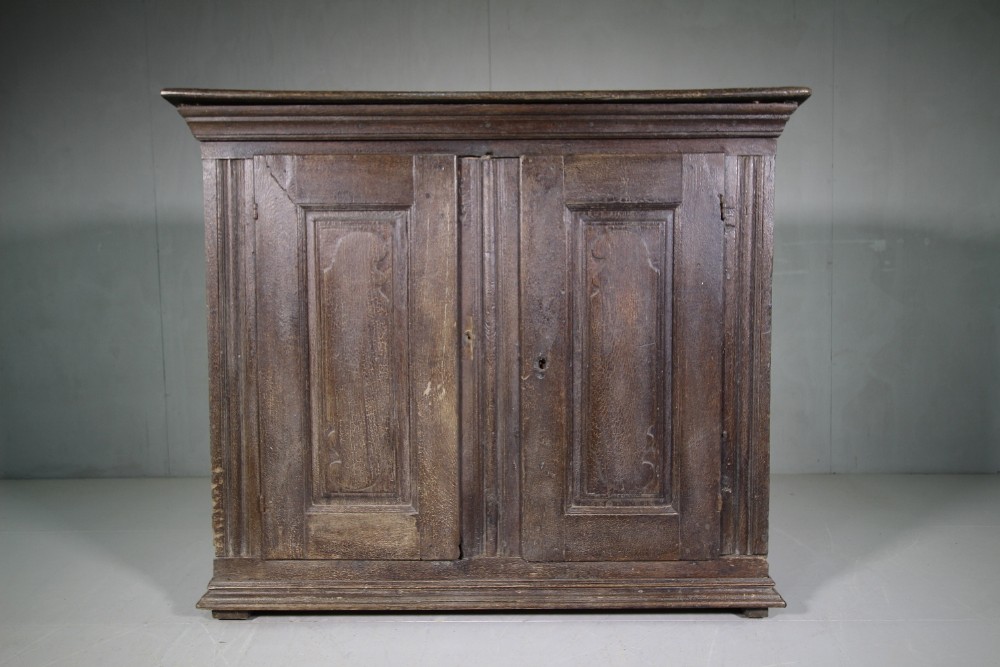 Early 18th Century French Antique Oak Cupboard