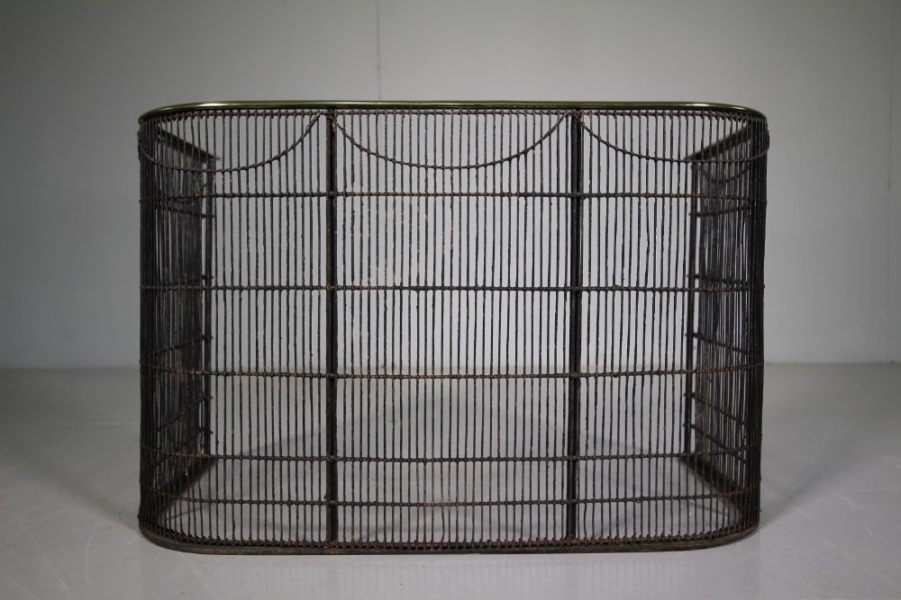 English Country House Antique Fire Guard.