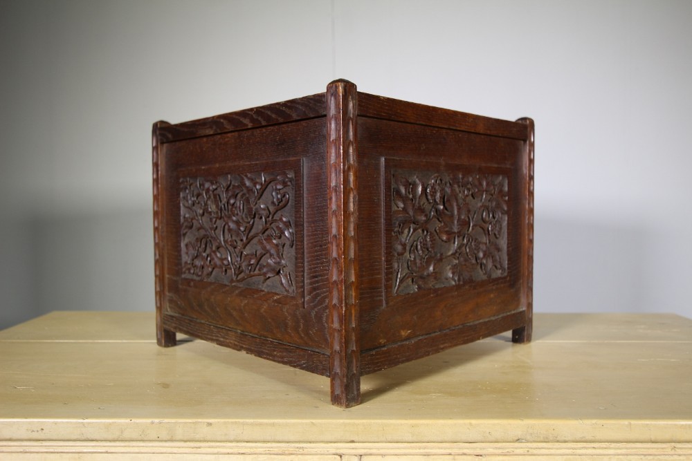 Edwardian Antique Oak Planter