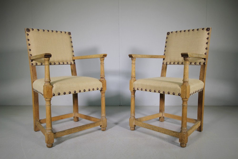 Pair of 1920's Heals Tilden Armchairs 