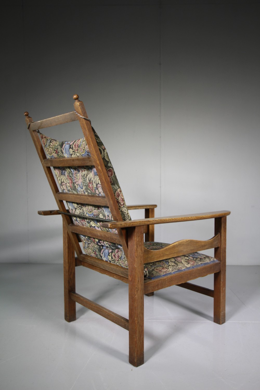 Ambrose Heal Antique Oak Reclining Armchair View IV