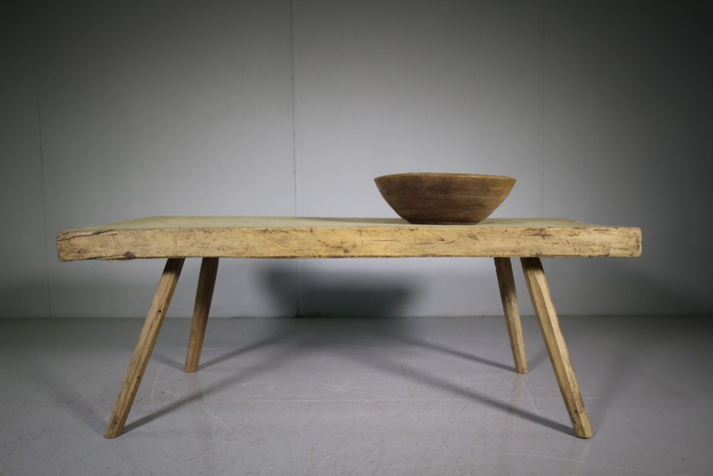 Edwardian Antique Sycamore Coffee Table