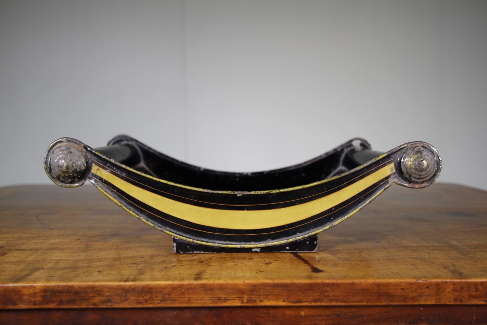 English Antique Toleware Cheese Coaster