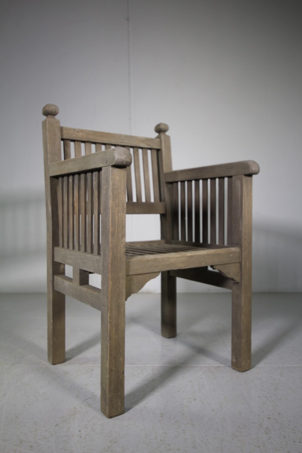Heals 1920's Teak Garden Armchair