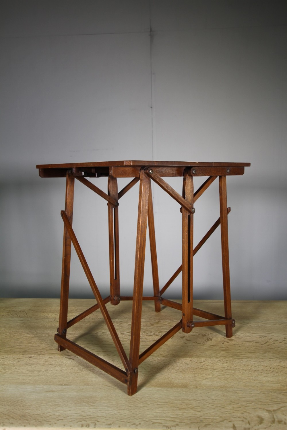 Edwardian Antique Hatherleys Teak Artists Table.