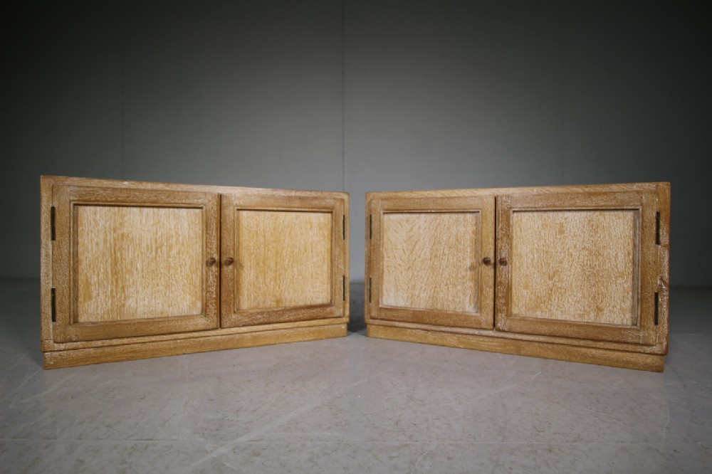 Pair of Low 1930's Heals Cabinets - Labelled