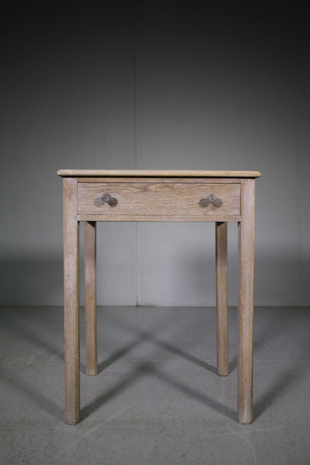 1920's Heals of London Oak Side Table - Labelled