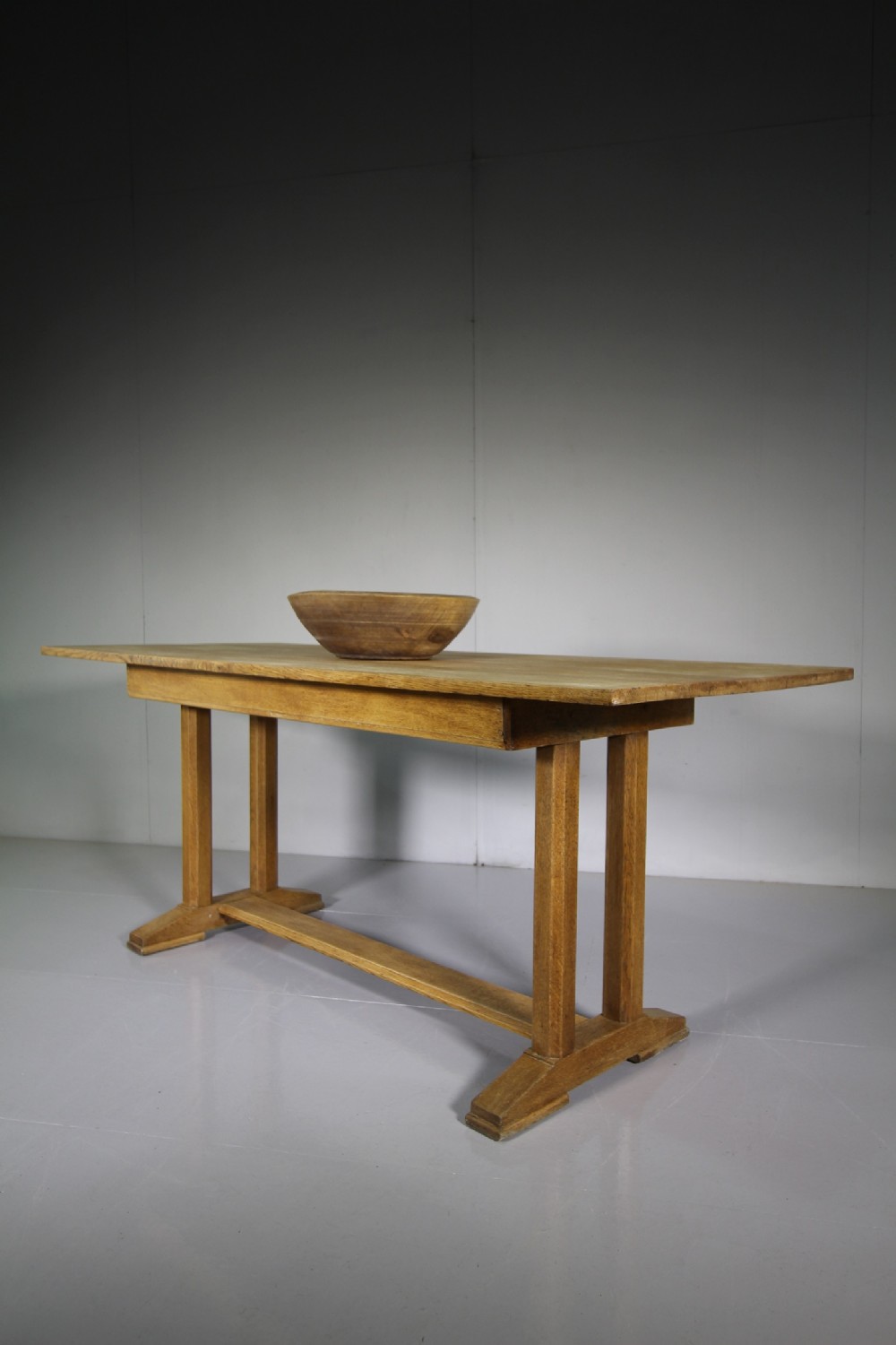 1930's English Oak Refectory Dining Table