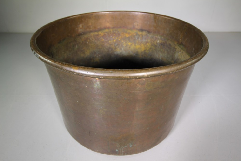 Huge Late Georgian Antique Copper Vessel-Perfect for Logs