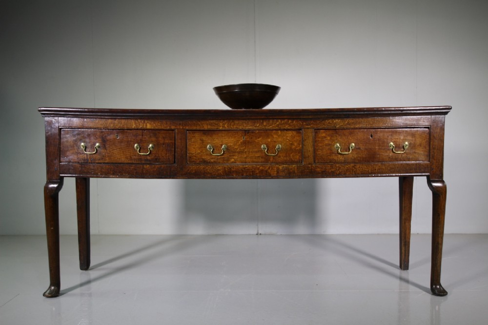 Wonderful 18th Century Antique Oak Dresser Base