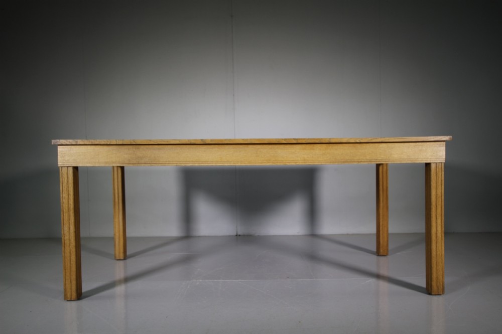 1930's Gordon Russell Oak Dining Table -Labelled