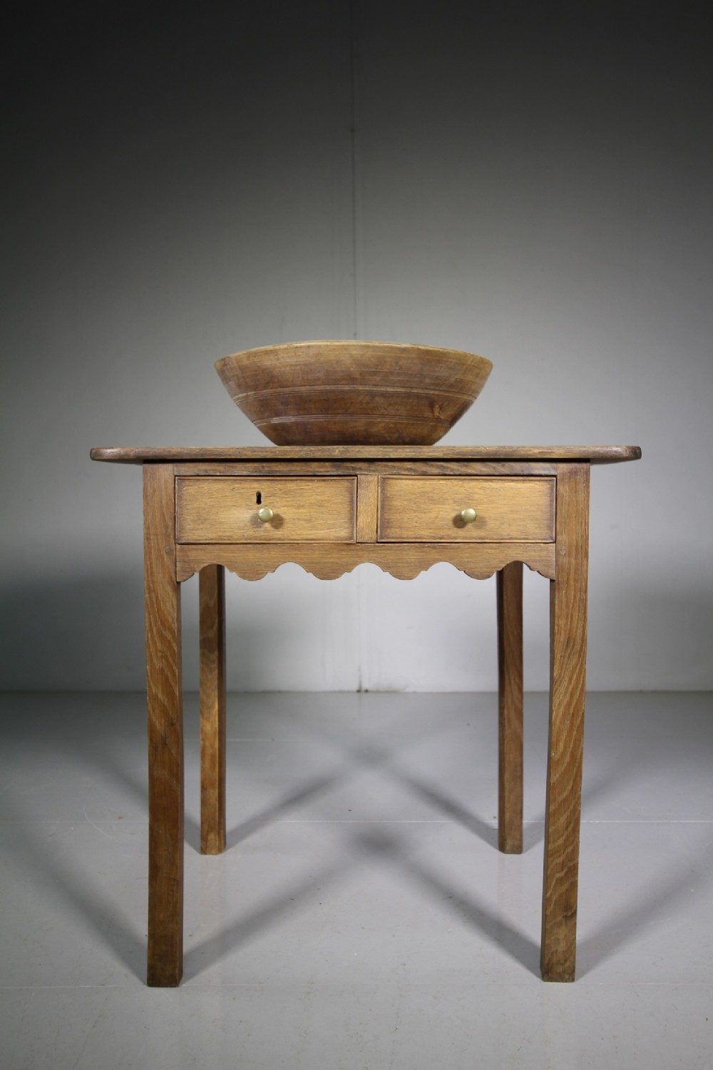 Georgian Antique Oak Side Table
