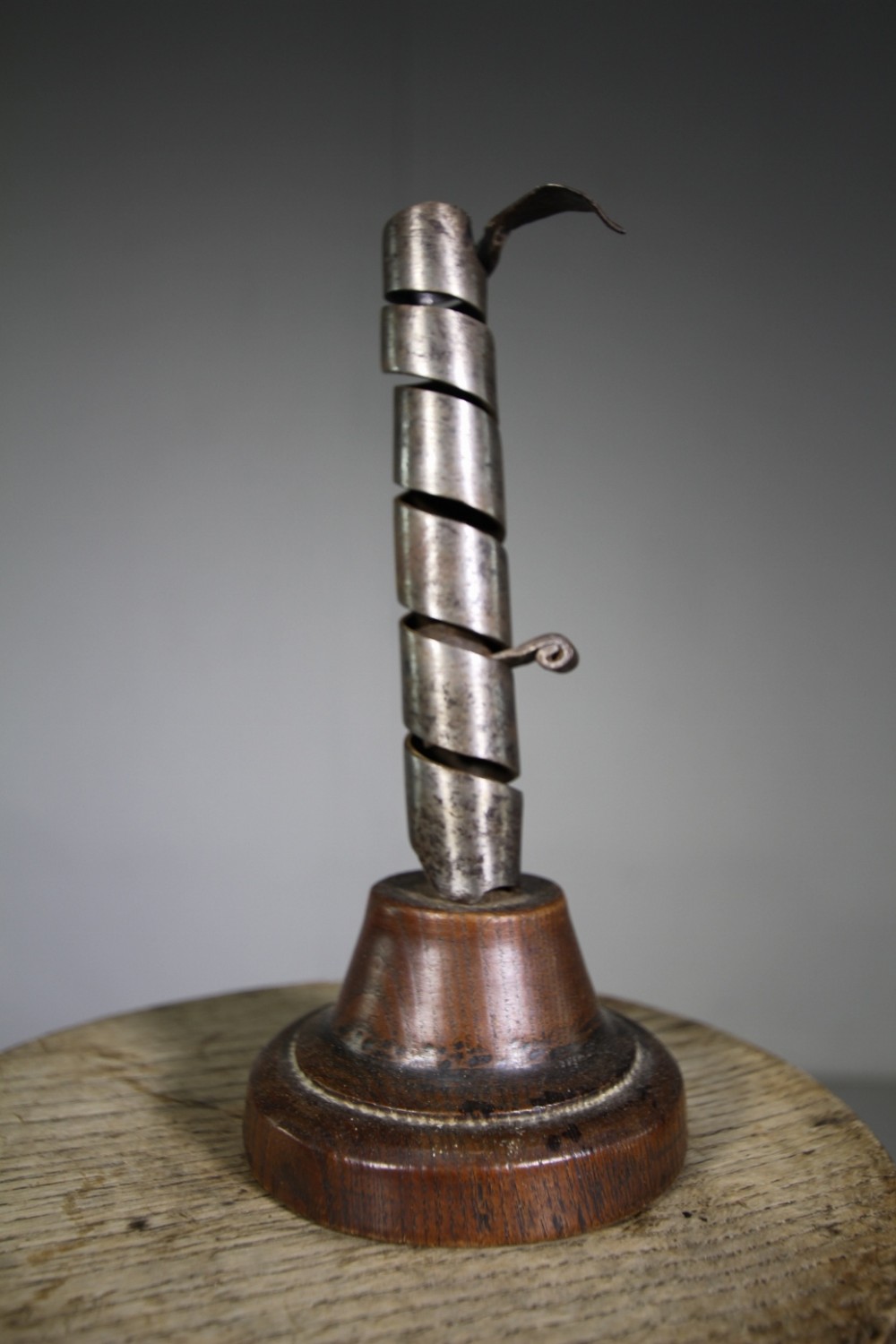 Early 19th Century Rat de Cave Antique Candlestick