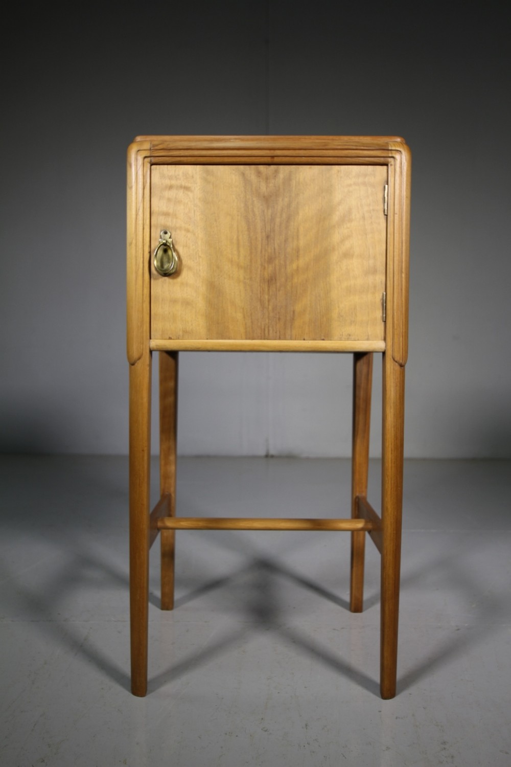 Antique Heals Walnut Bedside Cabinet