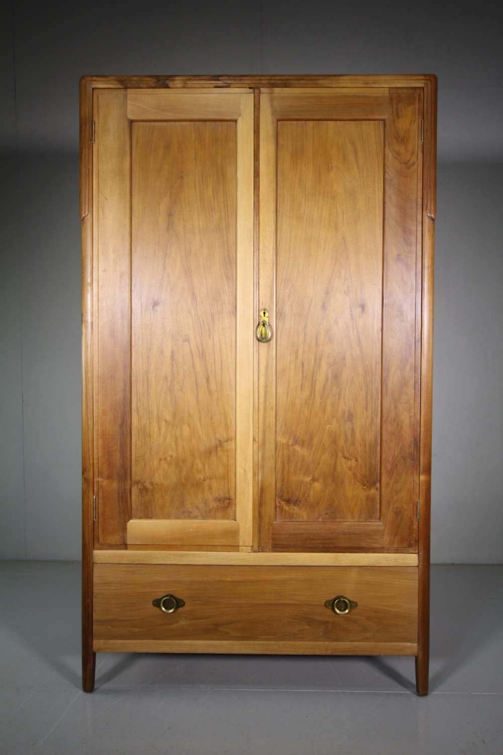 Heals Antique Pale Walnut Wardobe- Labelled
