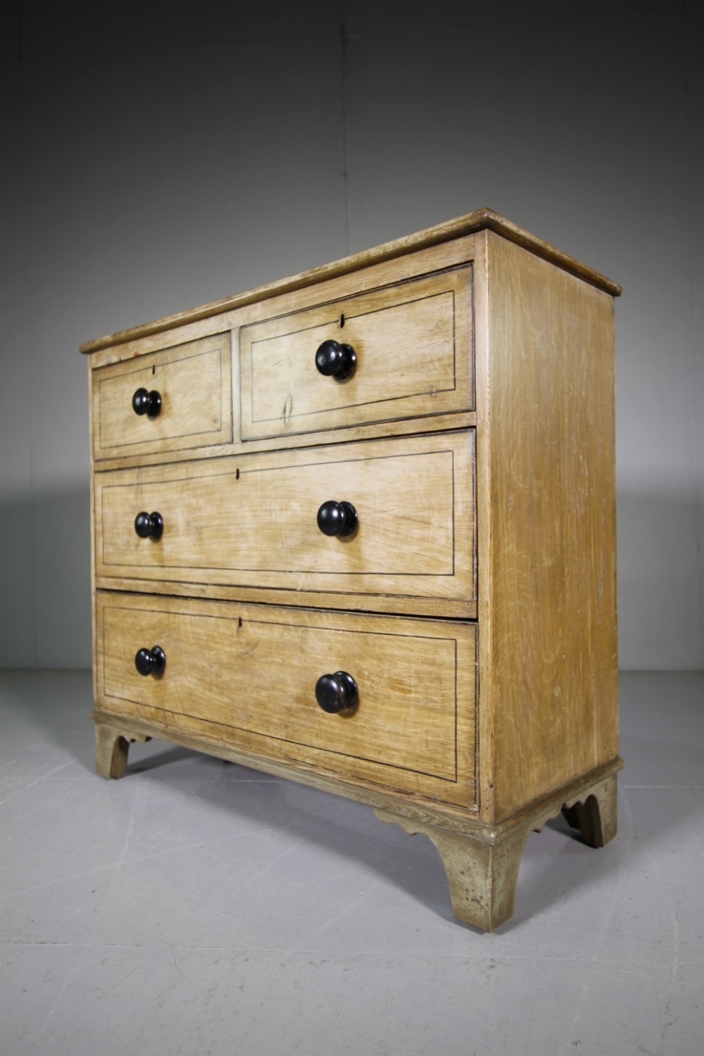 Regency Original Antique Painted Pine Chest of Drawers