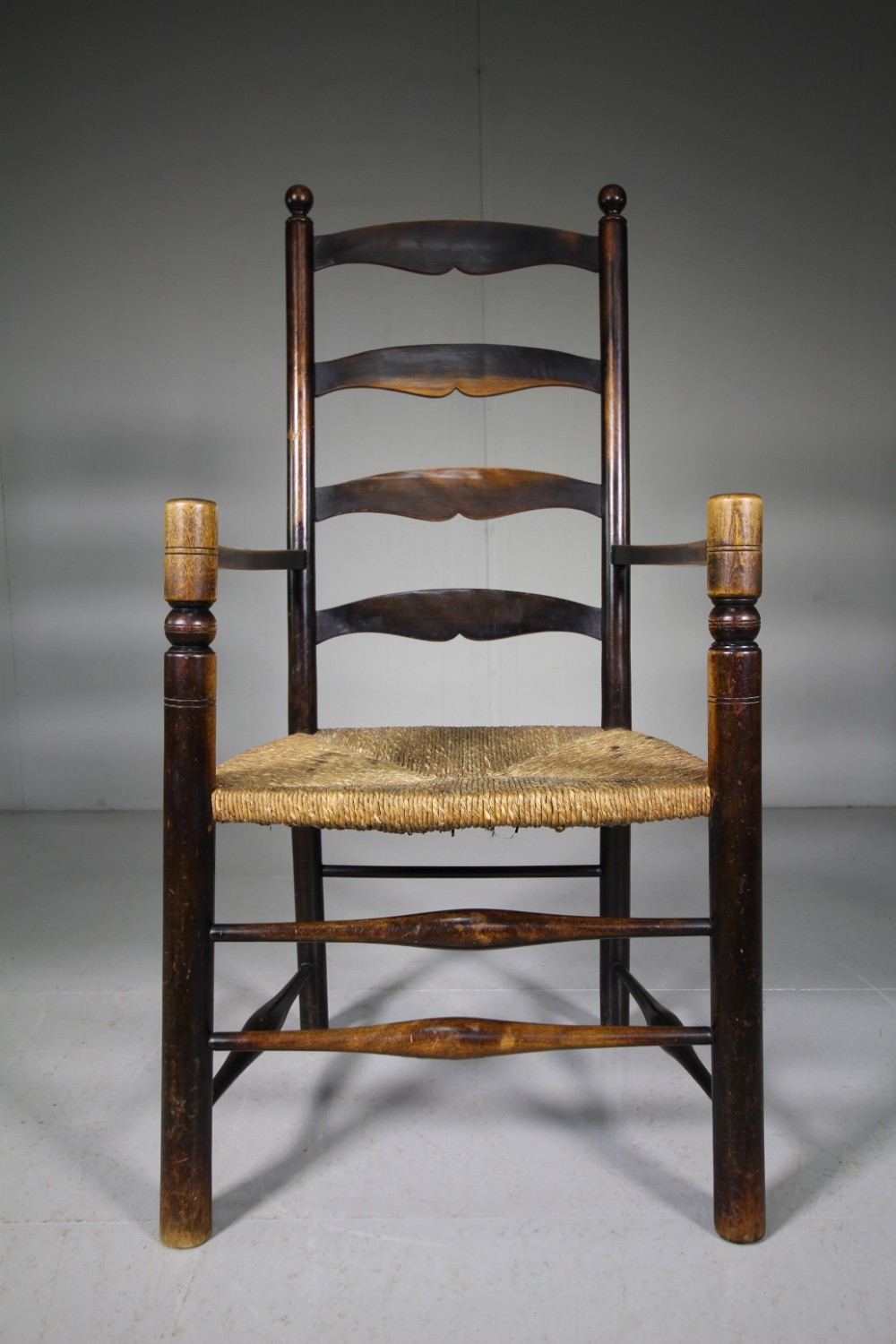 English 19th Century Country Antique Armchair