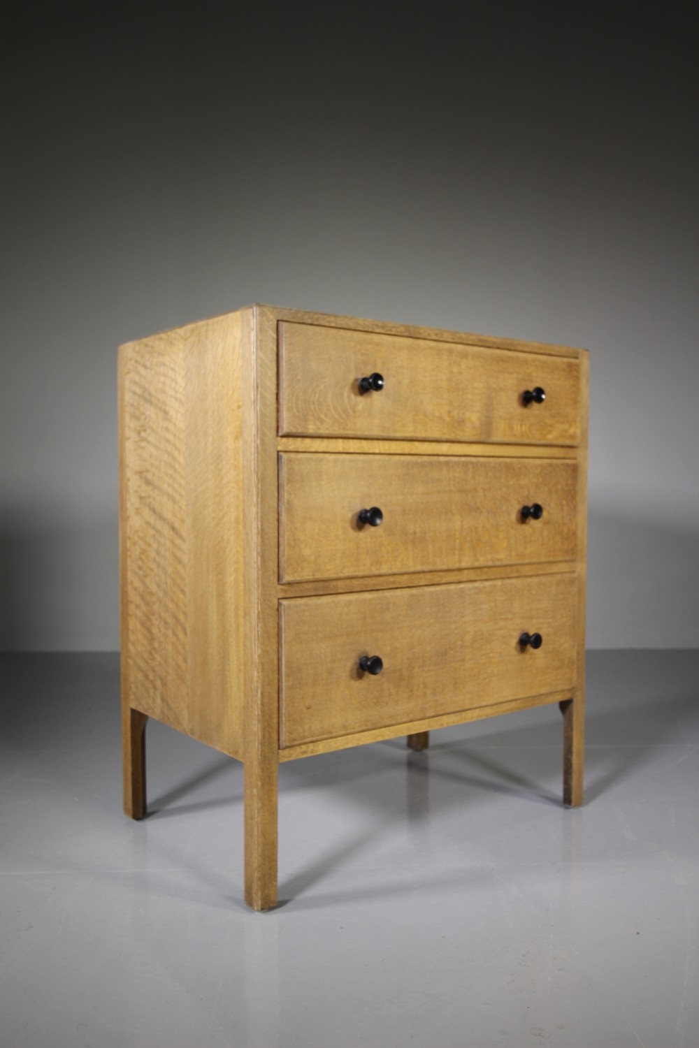 Heals Antique Oak Chest of Drawers - Labelled