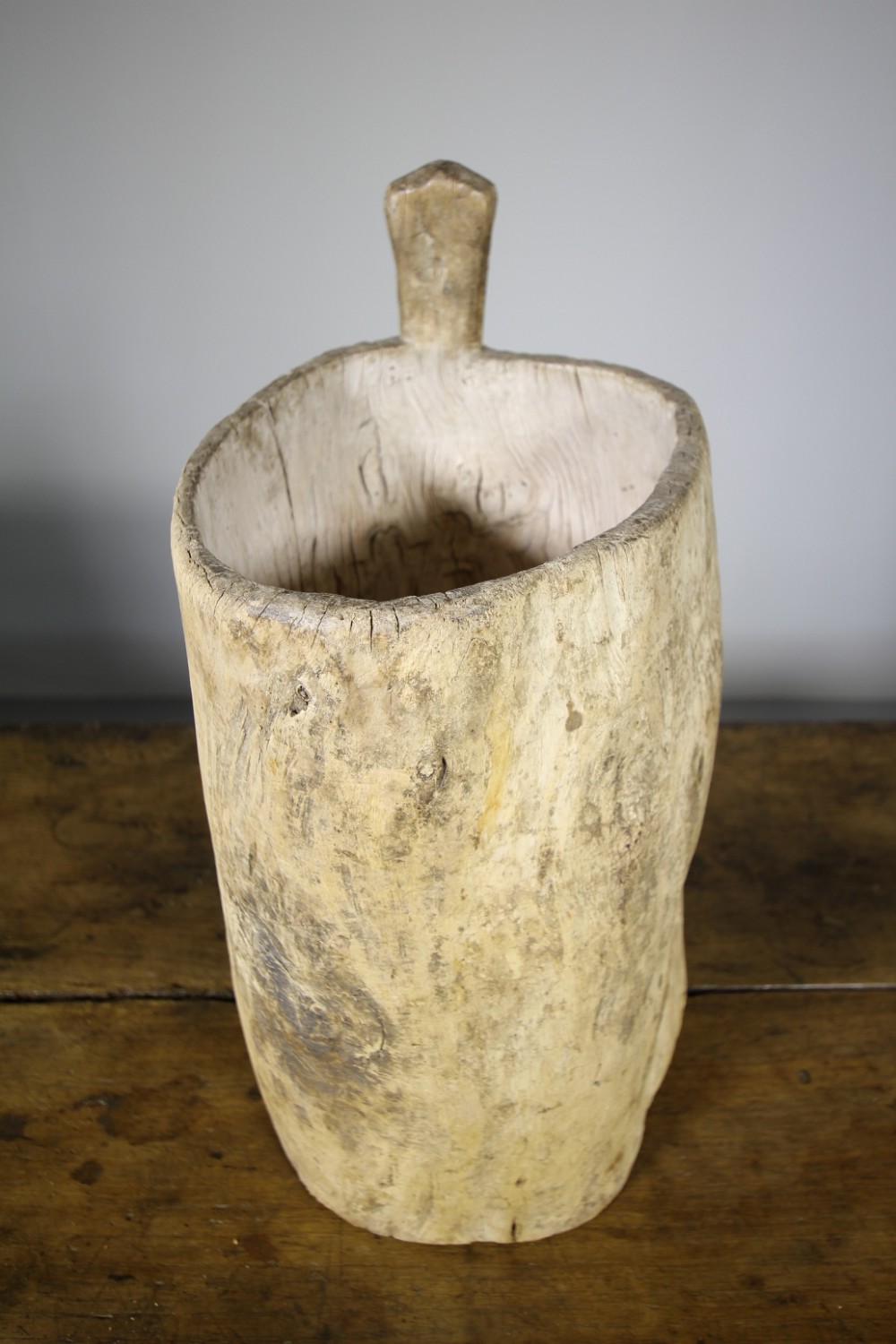 19th Century Swedish Antique Treen Vessel