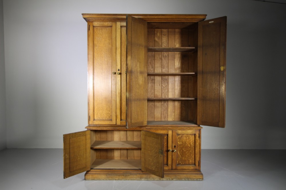 Antique Oak Housekeepers Cupboard by Lambs