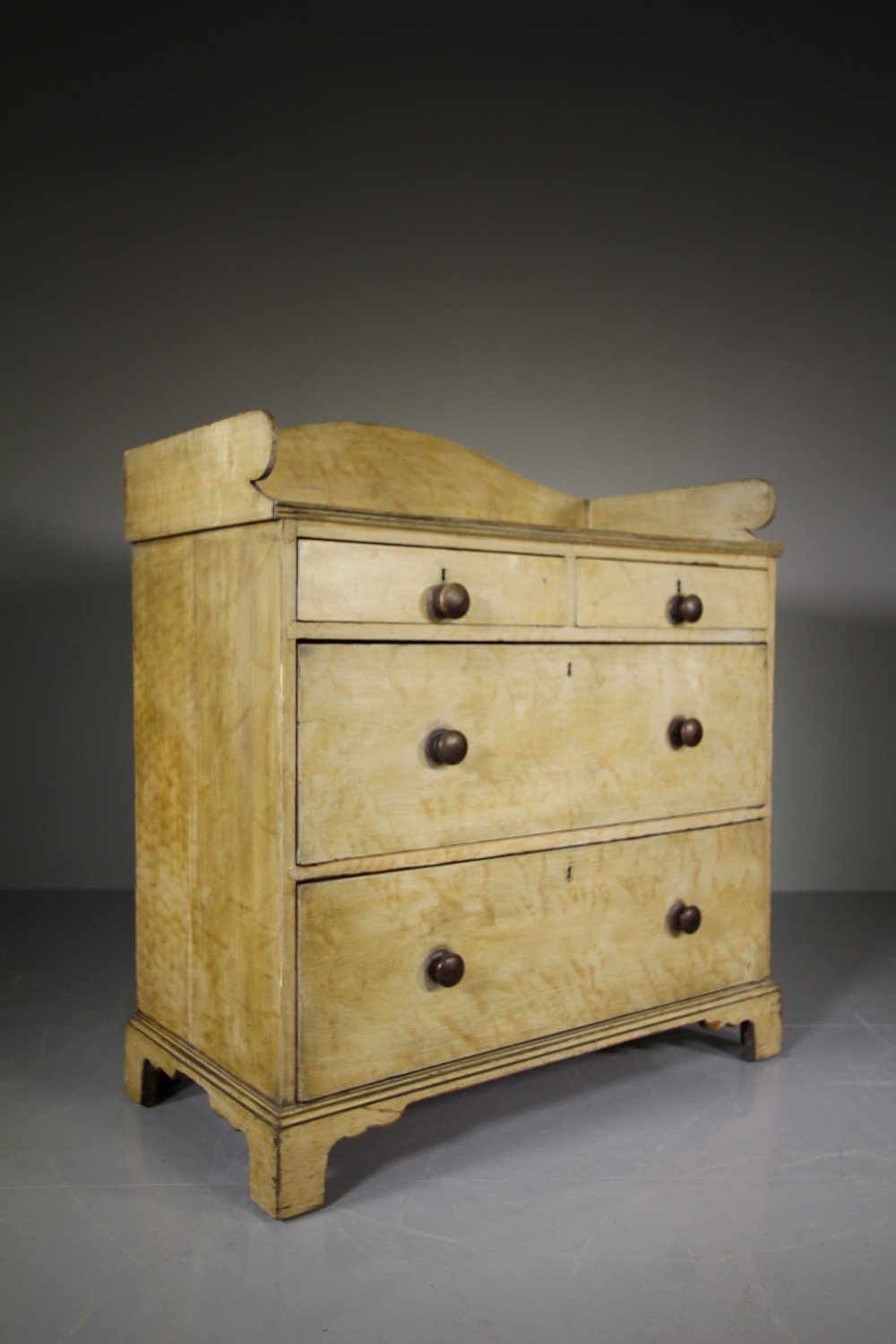 Regency Original Painted Pine Antique Chest of Drawers