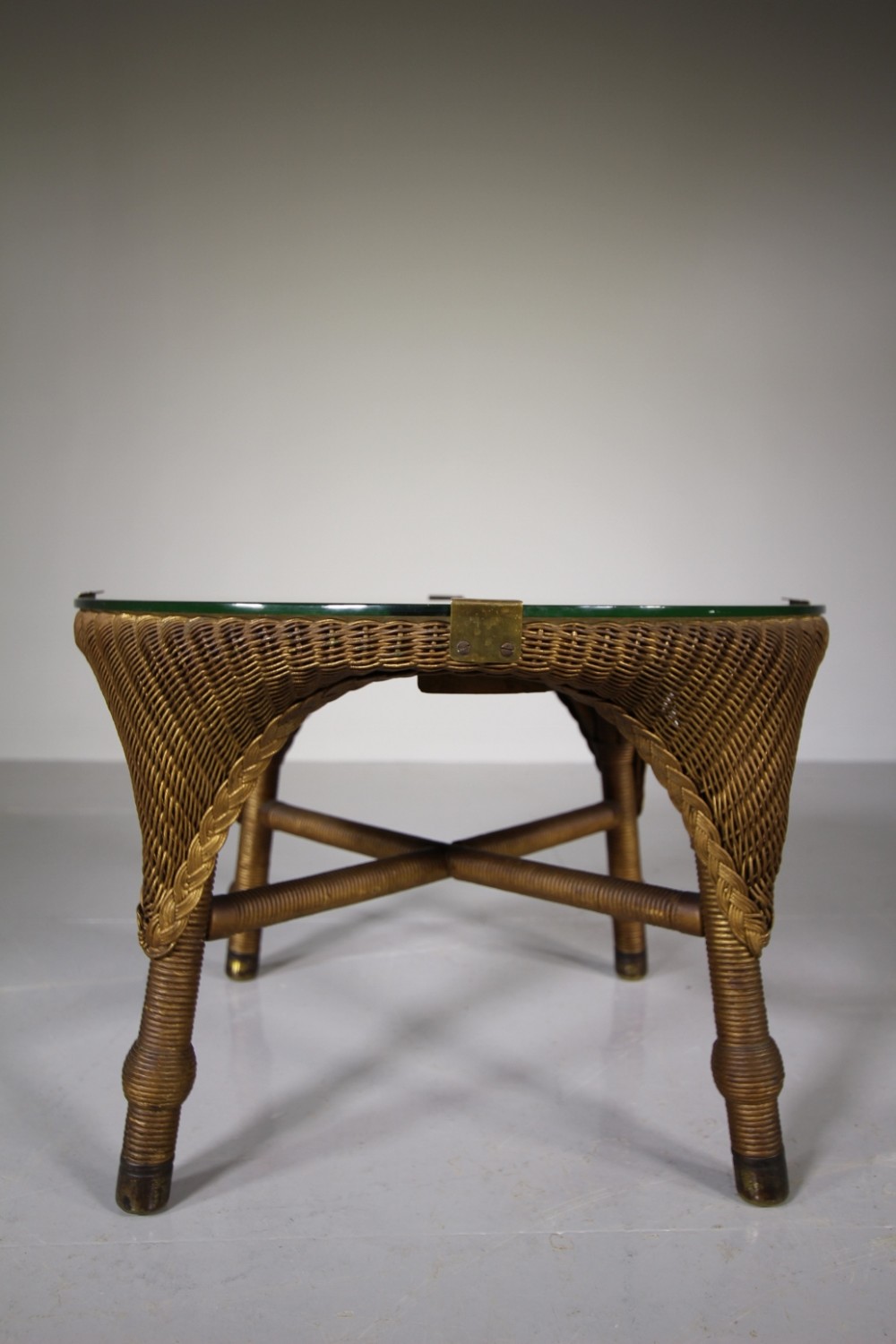1930's Lloyd Loom Cofee Table-Original Colour & Labelled