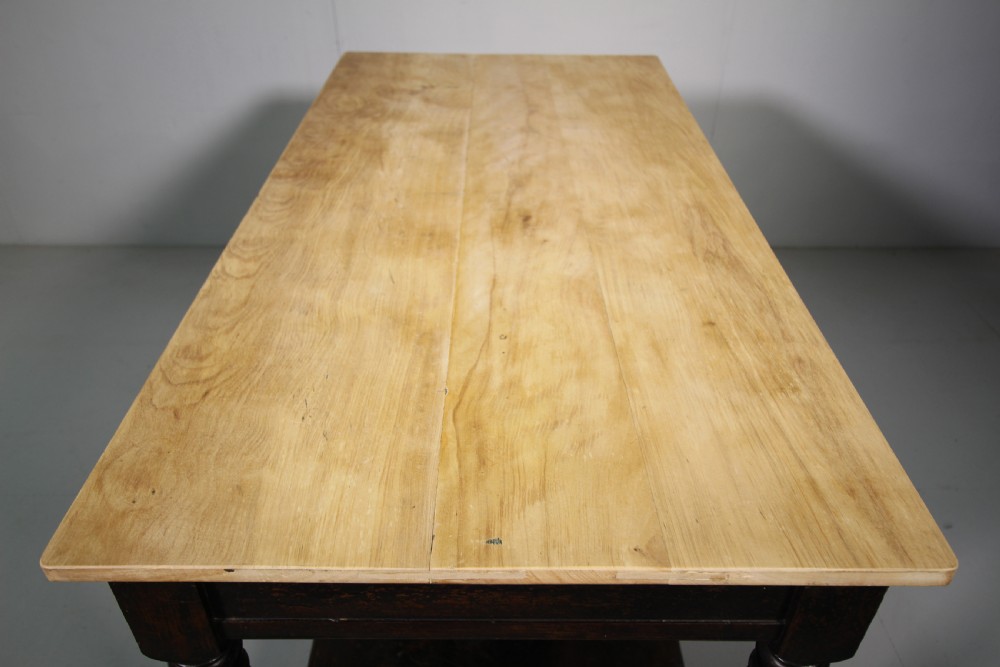 English 19th Century Kitchen Preparation Table View VIII