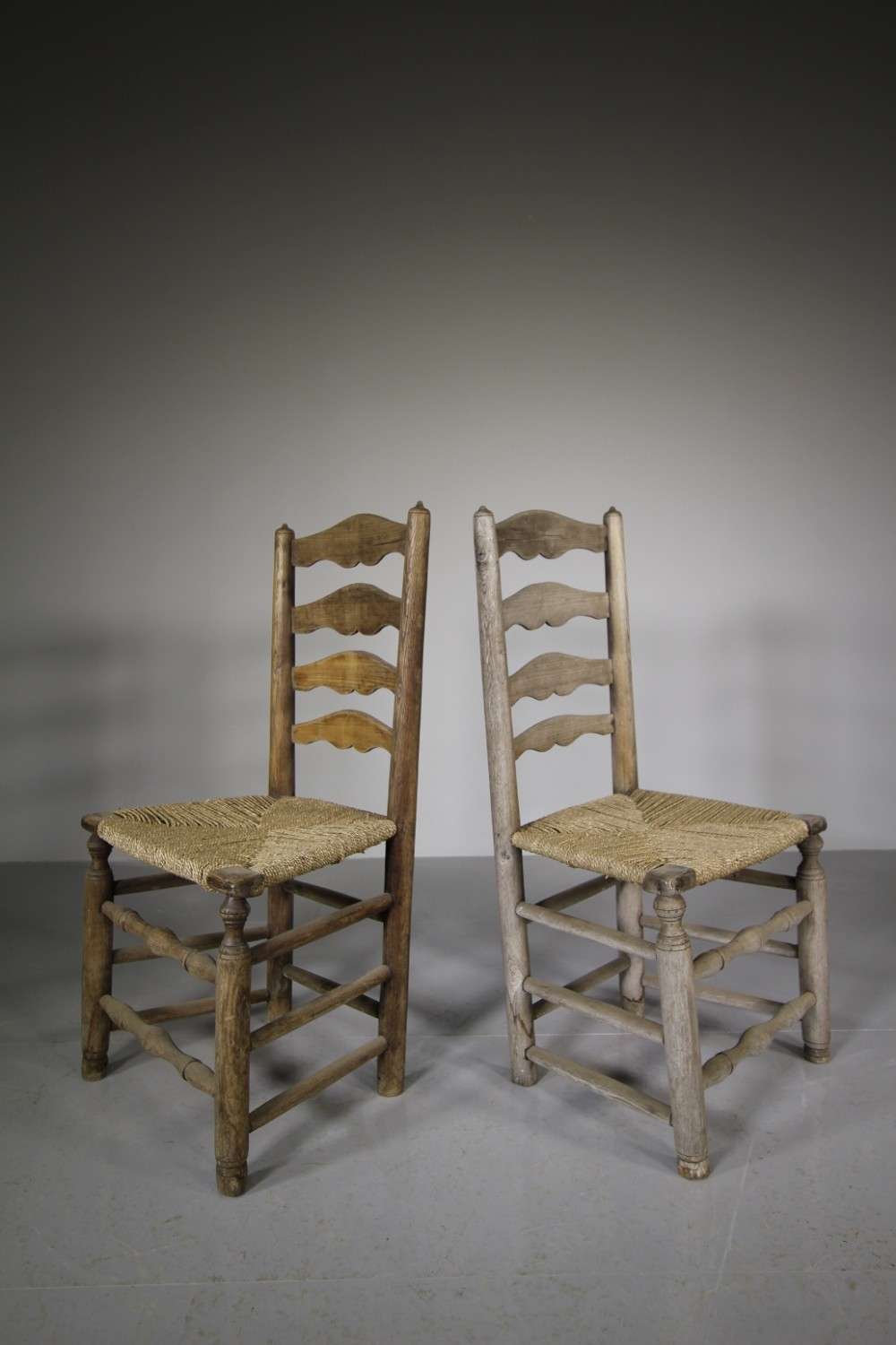 Pair of Yorkshire Dales Late Georgian Antique Chairs