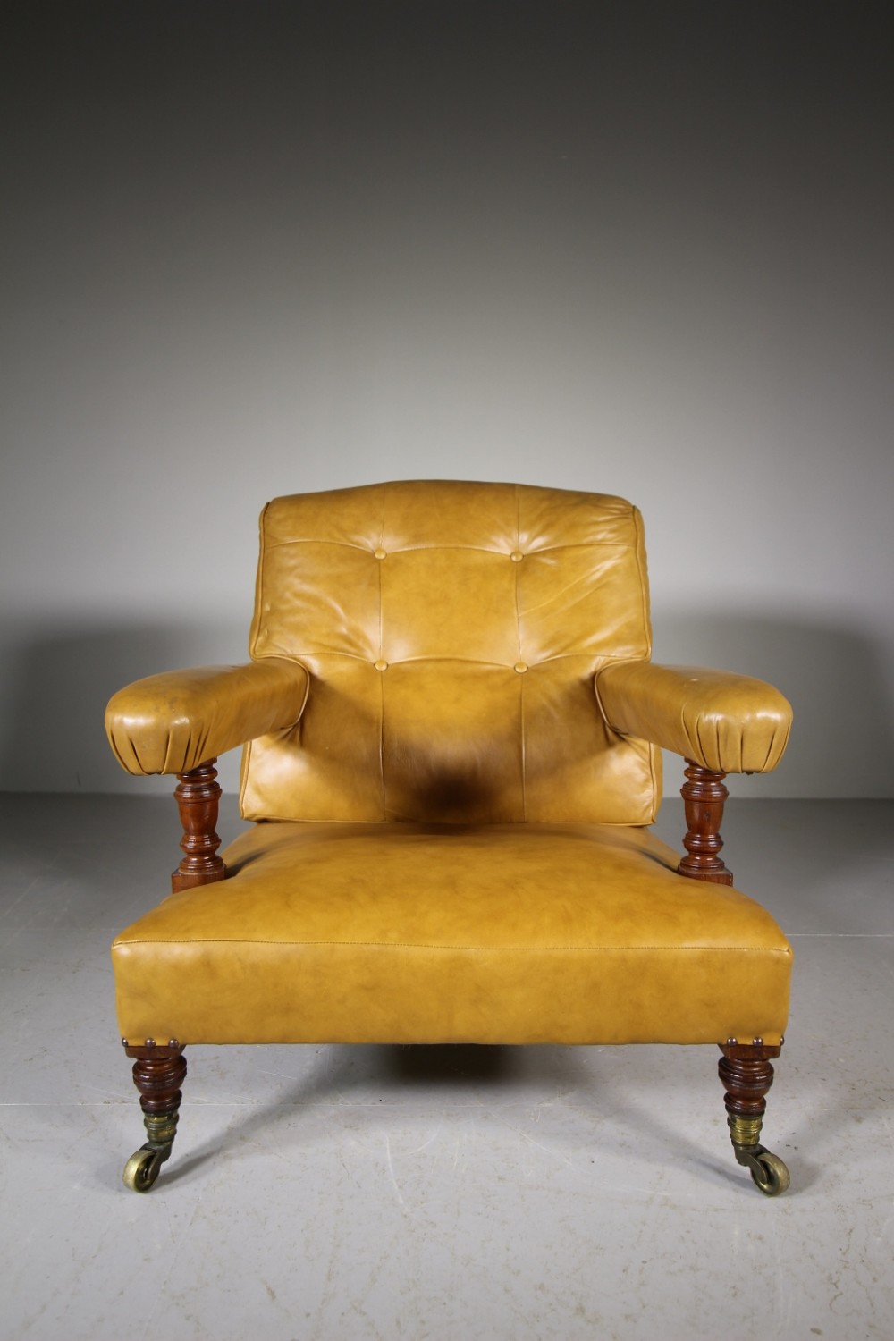 19th Century Antique Howard & Sons Antique Armchair