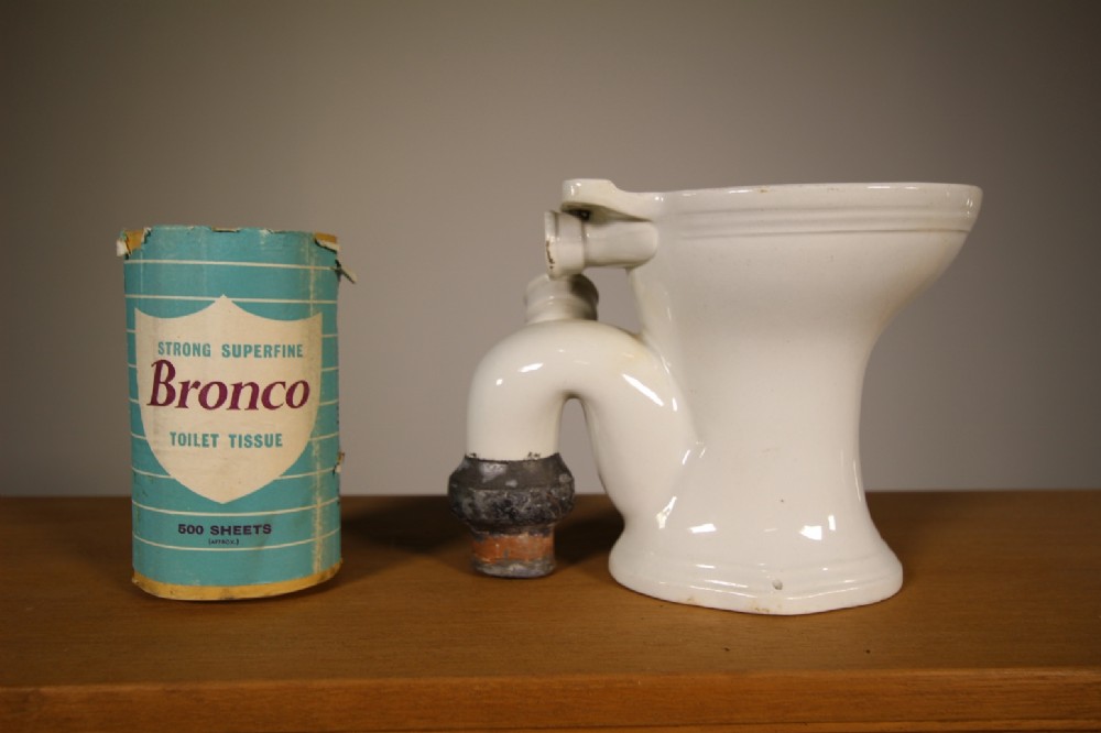 19th Century Antique Salesman Sample Shanks Lavatory