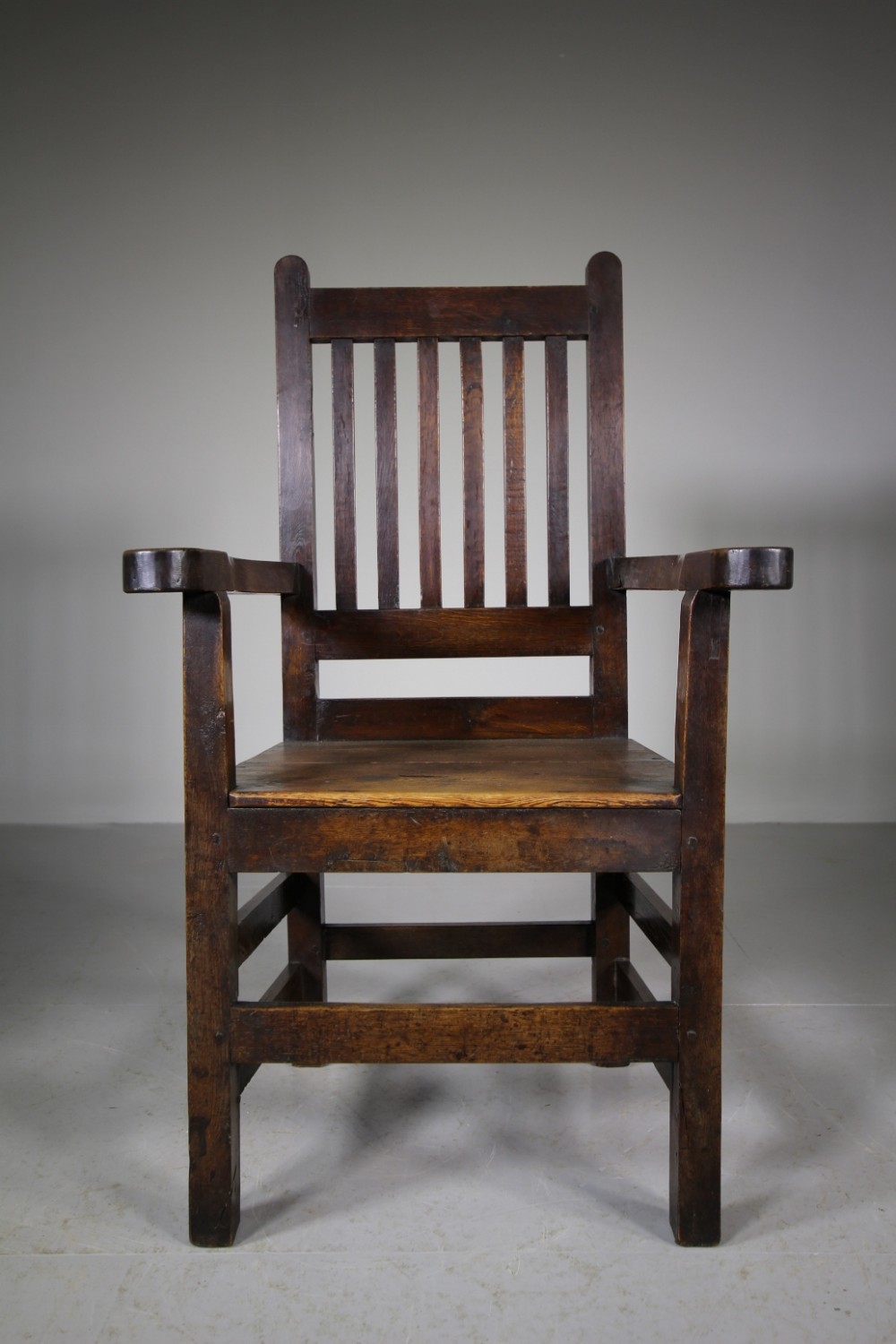 Georgian Welsh Antique Oak Armchair