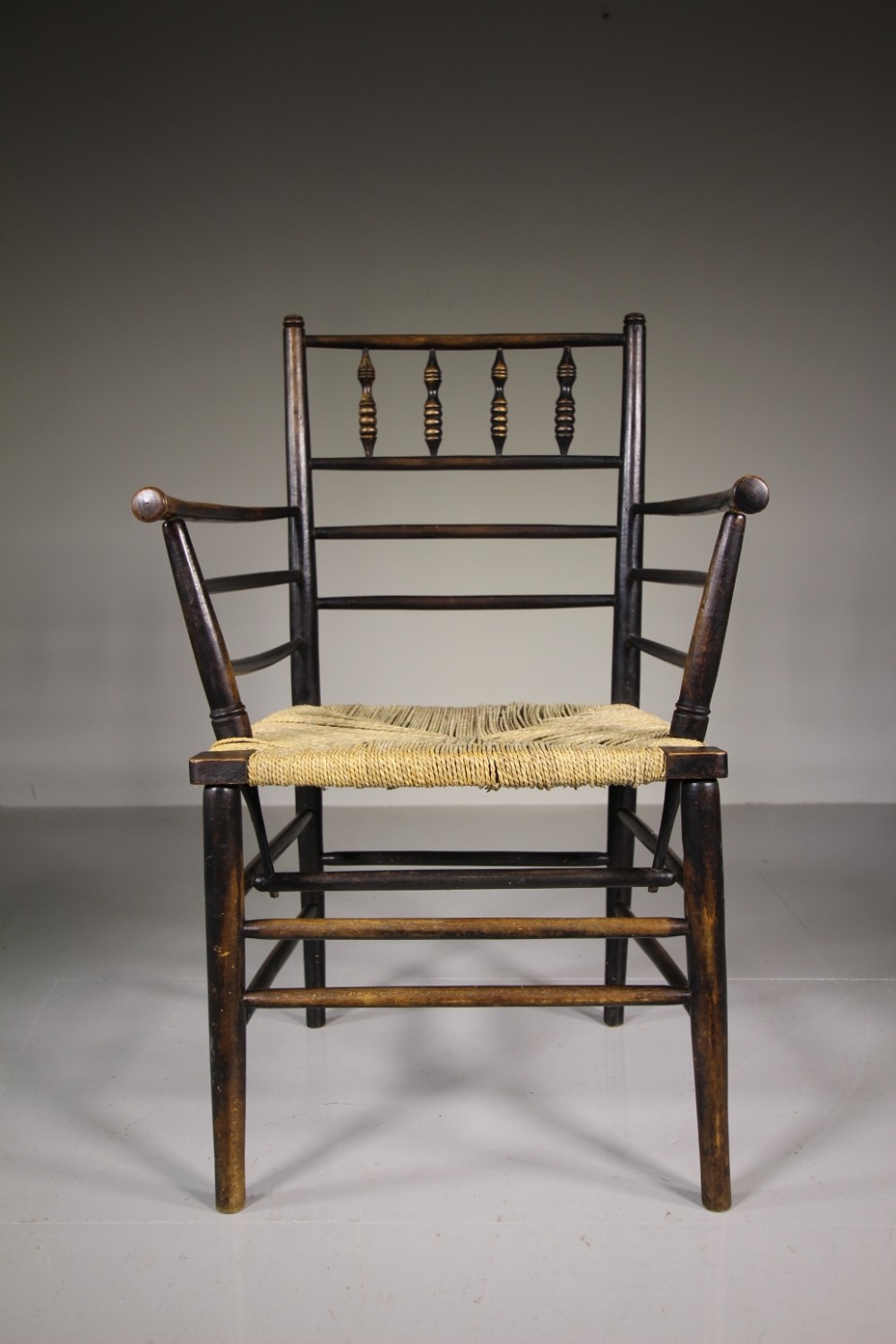 19th Century Antique Sussex Chair by William Morris