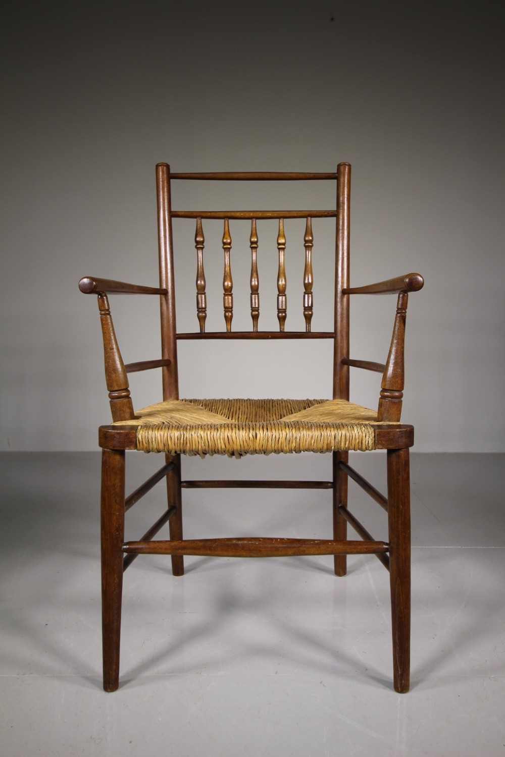English 19th Century Antique Sussex Armchair
