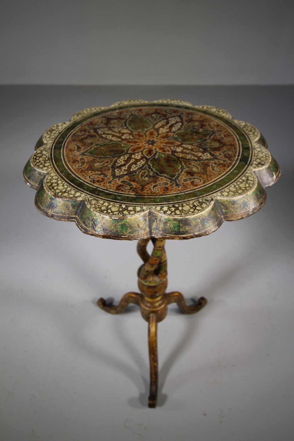 Beautiful Intricate Kashmiri Antique Side Table