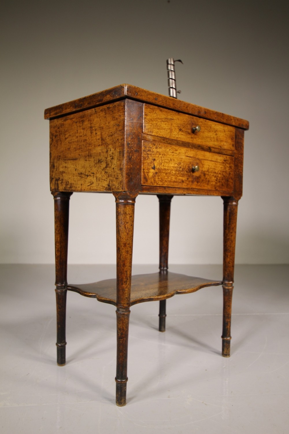 Lovely 19th Century Fruitwood Antique Side Table