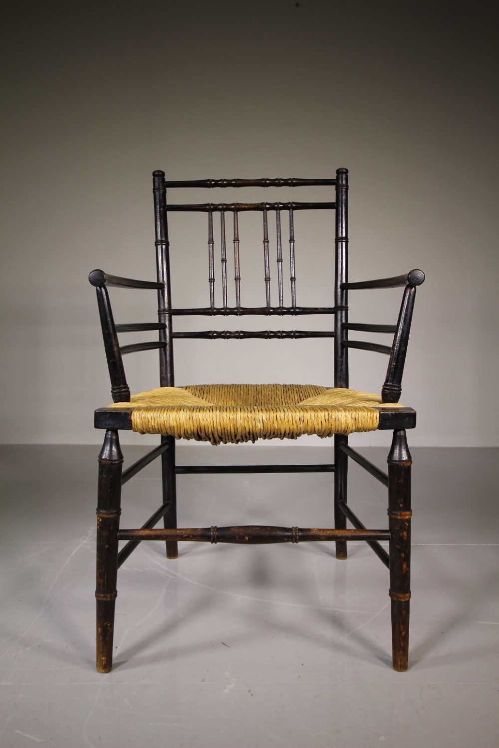 English 19th Century Antique Sussex Armchair