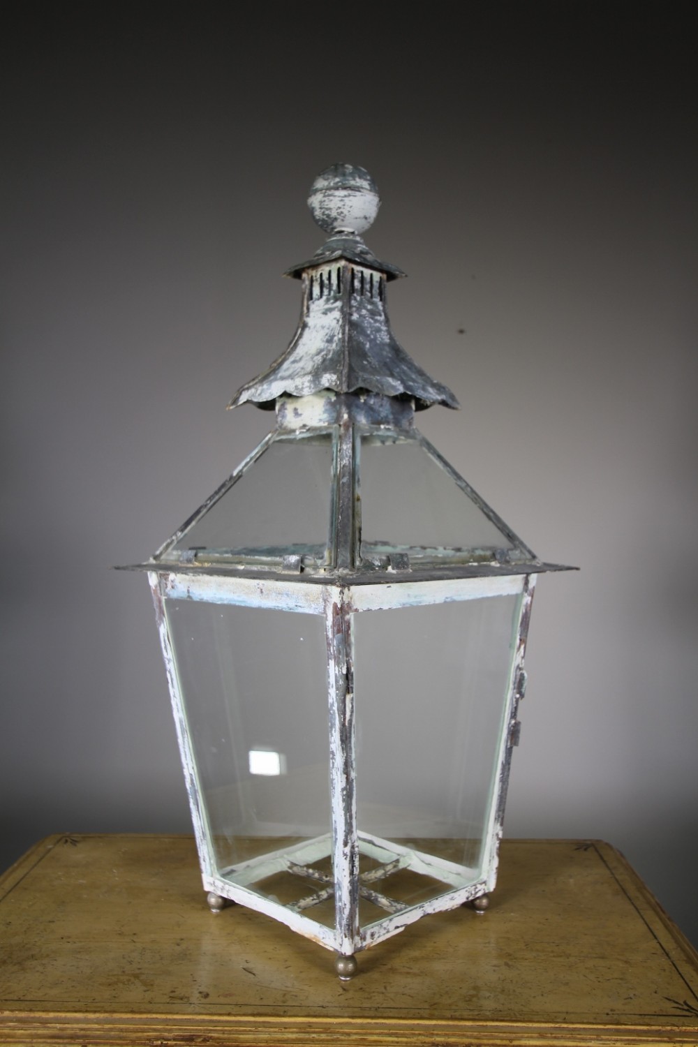 English 19th Century Antique Copper Lantern 