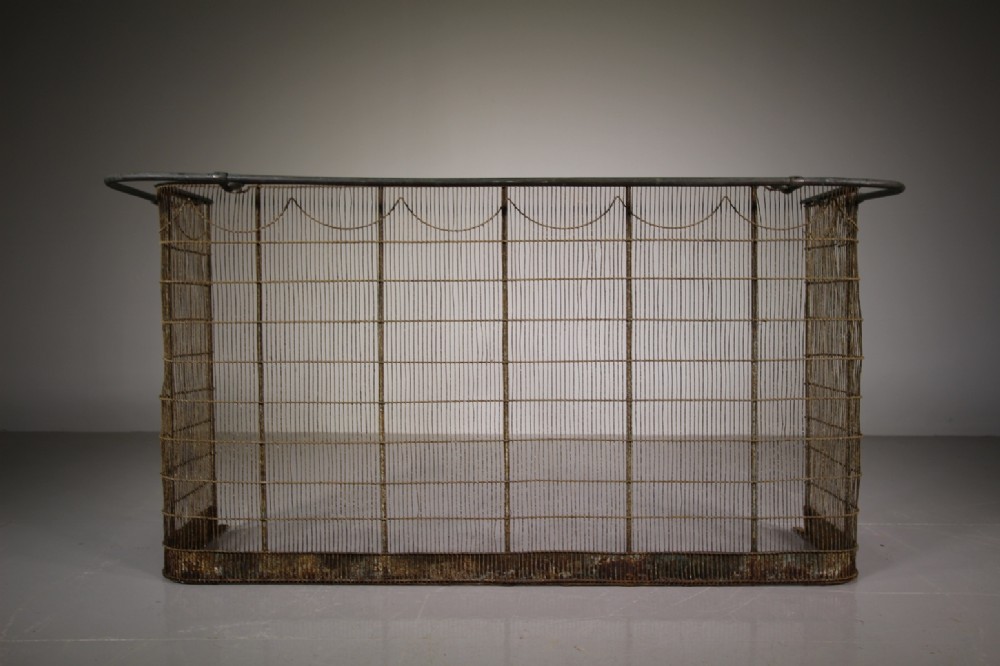 English 19th Century Antique Fire Guard with Nappy Rail