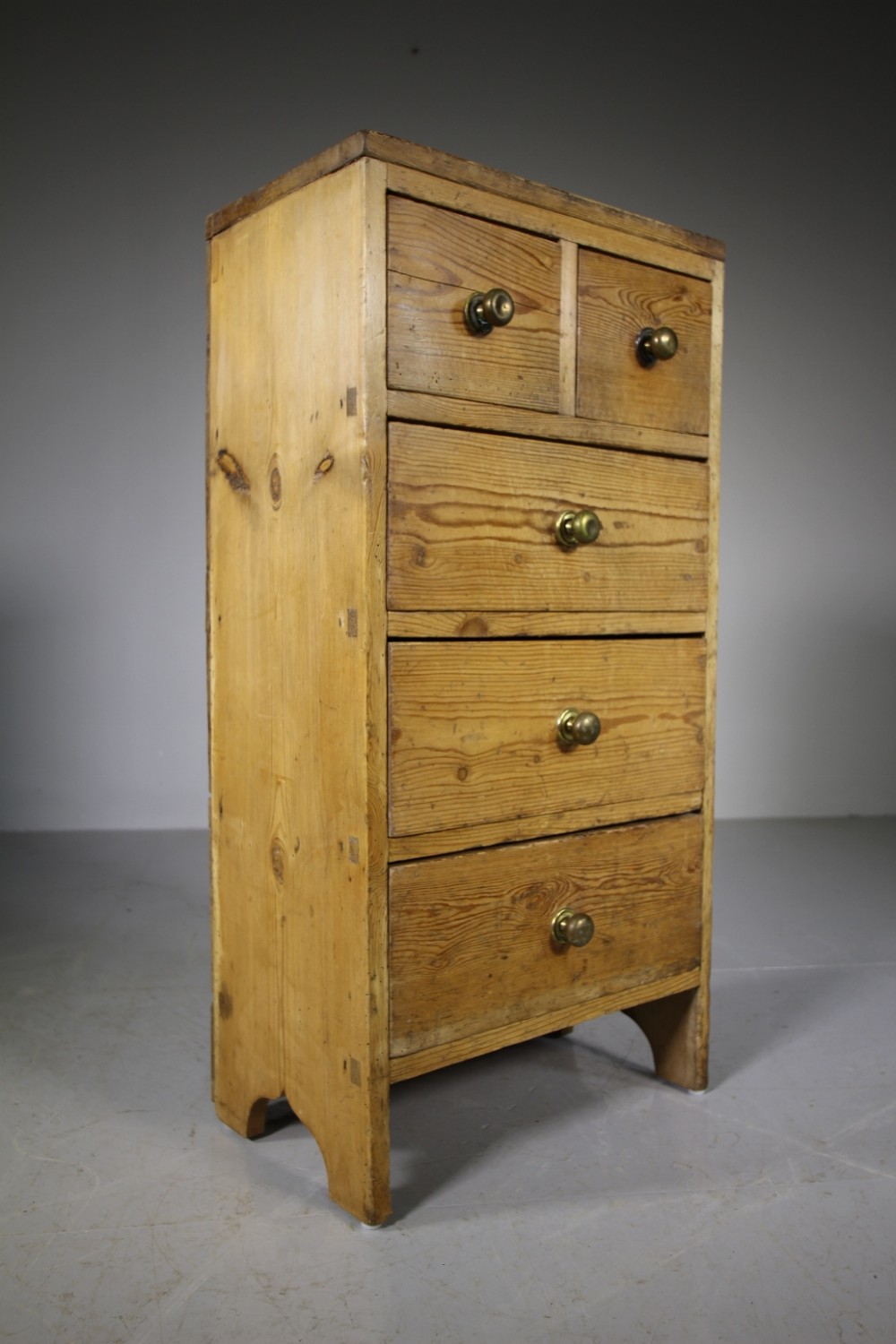 19th Century English Antique Scrubbed Pine Chest