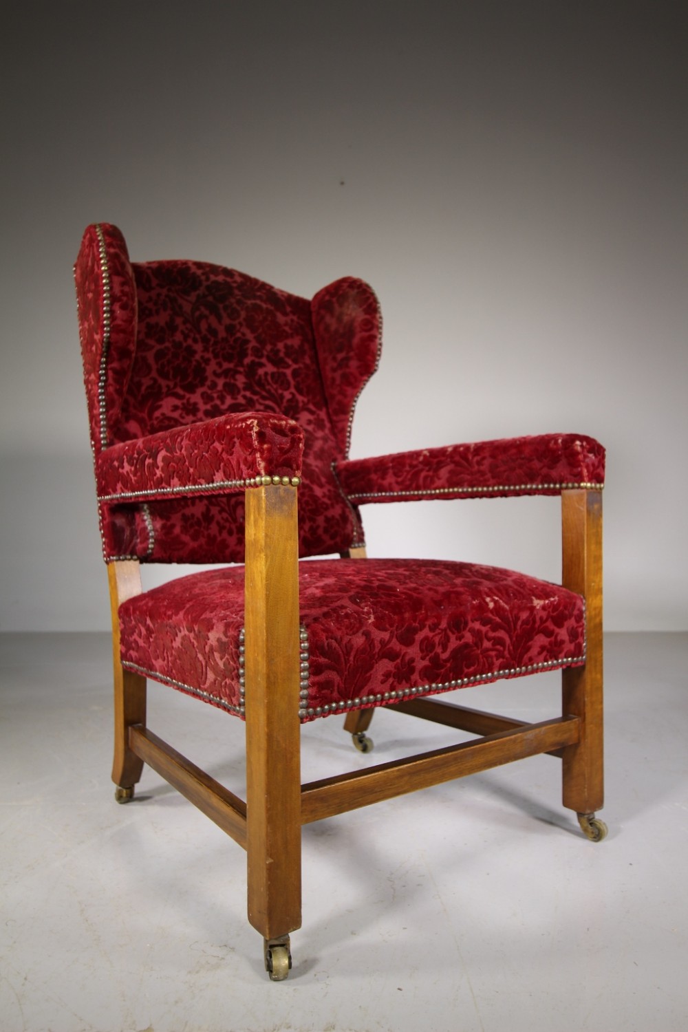 19th Century Antique Howard & Sons Library Armchair