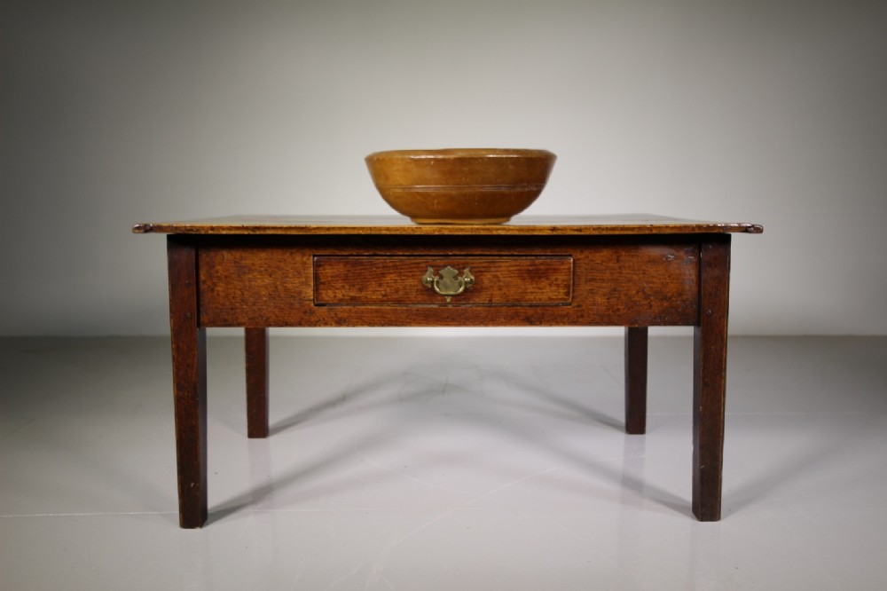 Georgian Antique Oak Coffee Table- Wonderful Colour