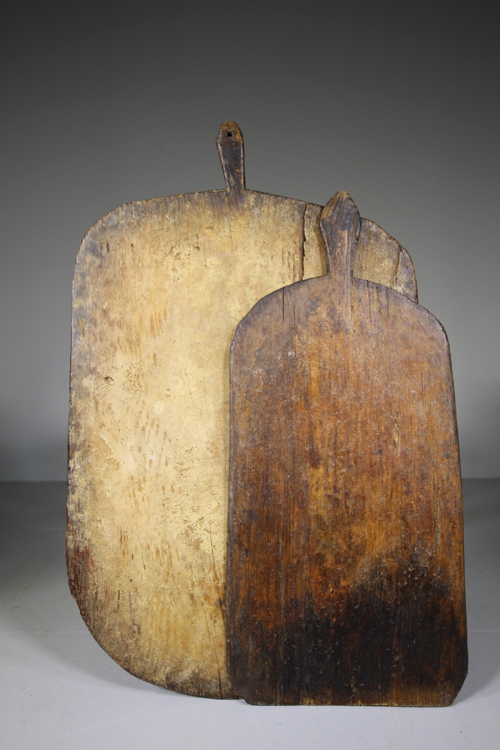 Massive Pair of 19th Century Antique Bread Boards