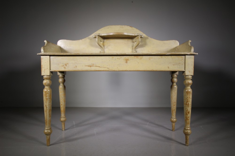 Original Painted Pine Antique Mid 19th Century Side Table