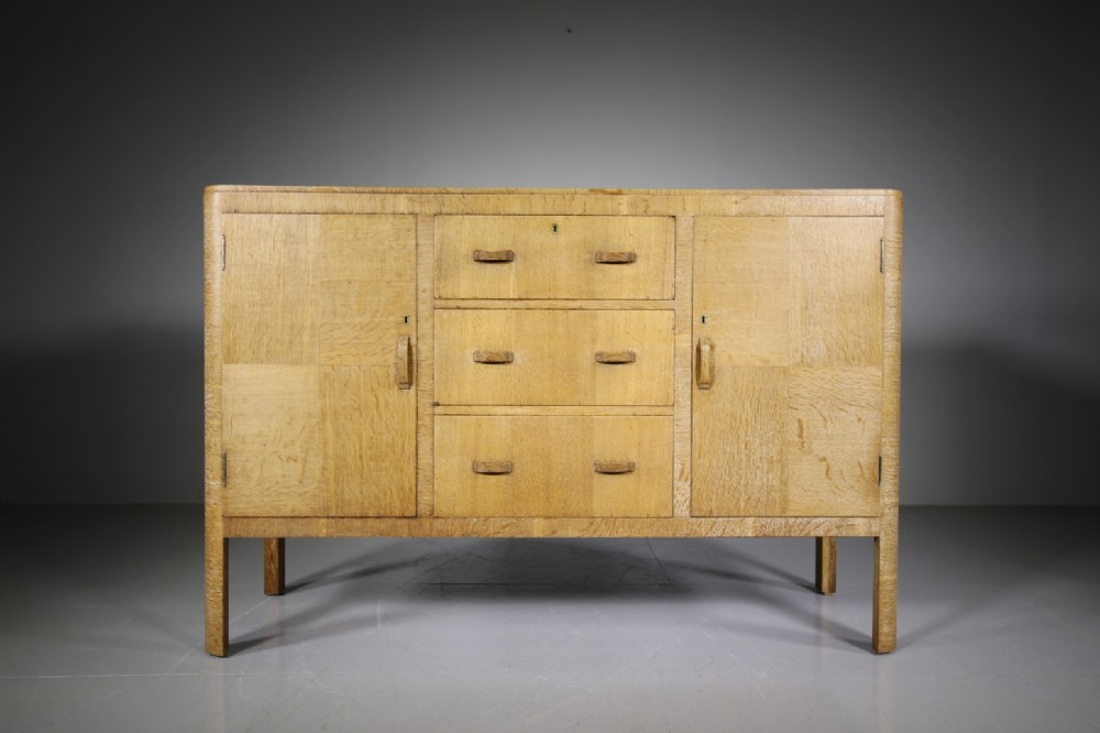 Heals of London 1920's Oak Sideboard - Labelled