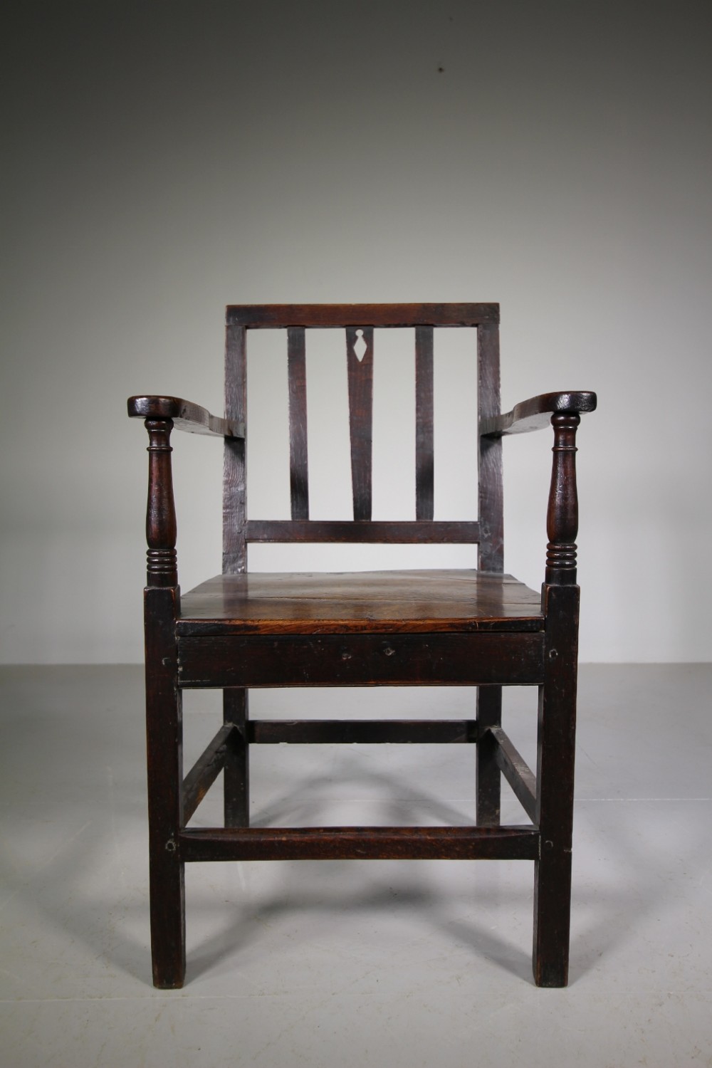 Welsh 18th Century Antique Oak Armchair