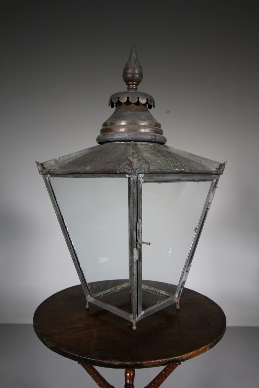English 19th Century Antique Copper Lantern